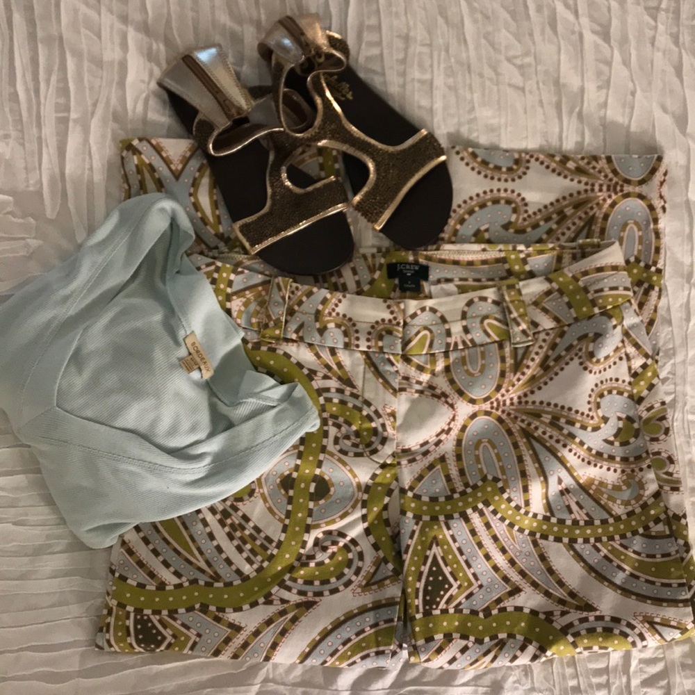 J. Crew Stretch City Fit Crop Pants